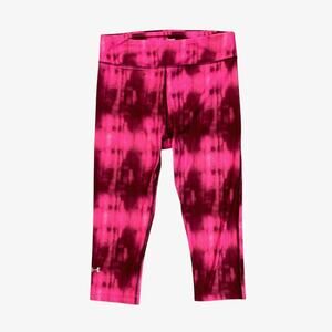 Under Armour Leggings Womens M Medium Tie Dye Heatgear Compression Capri